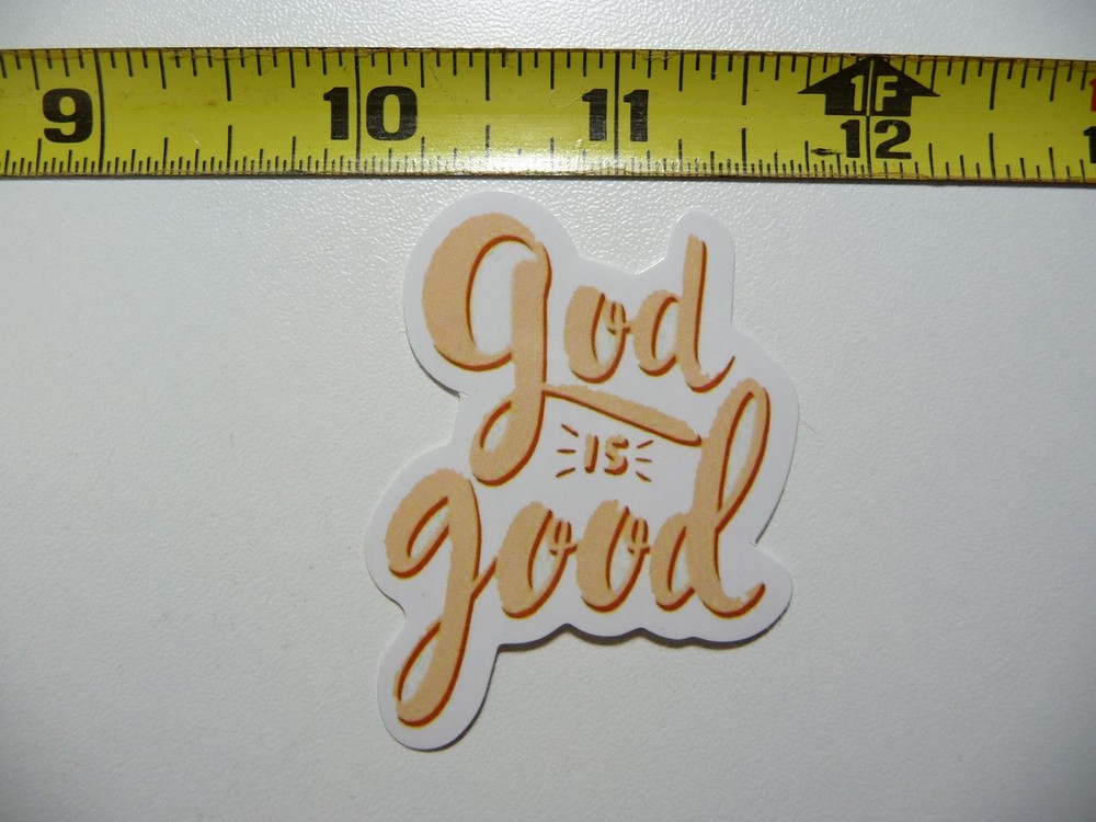 Faith-Inspired God Is Good Decal Sticker for Christian Church Belief