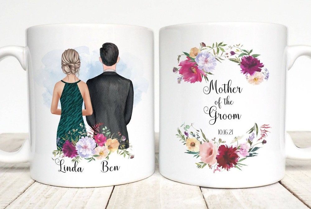 Mother Of The Groom Gift Personalized Mug Mother In Law Gift Wedding Memento