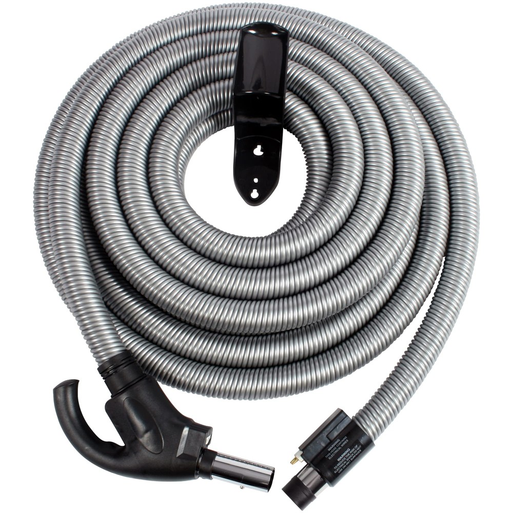 30 Ft. Central Vacuum Direct Connect Electric Hose with Recessed Handle & Hanger