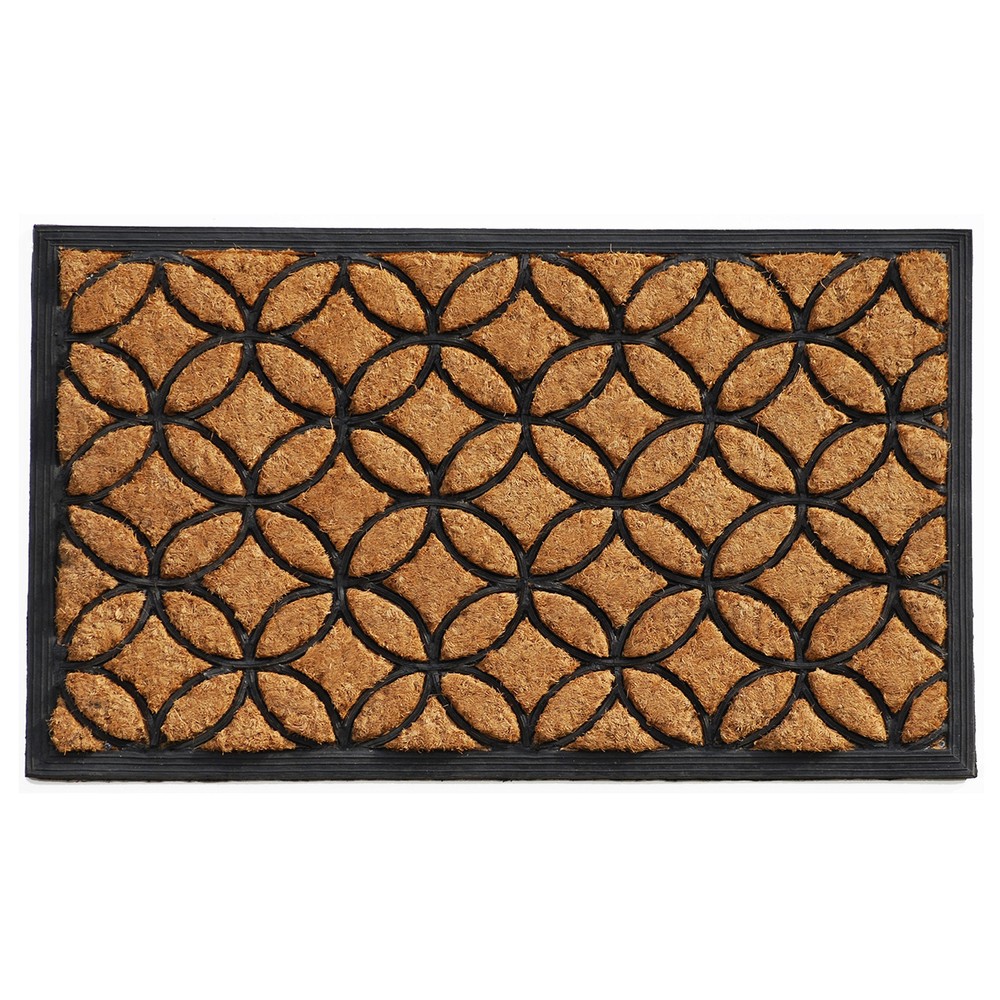 10017 Circles Coir and Rubber Heavy-Duty 24