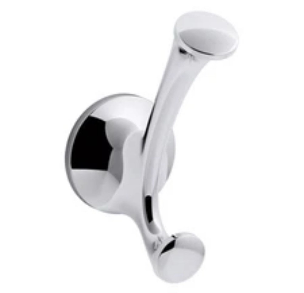 Kohler Elliston Polished Chrome Robe Hook R72788-CP for Modern Bathrooms
