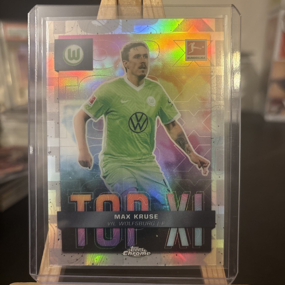 Max Kruse 2 Card Lot Top XI Case Hit And Green Chrome 23/99 Wolfsburg