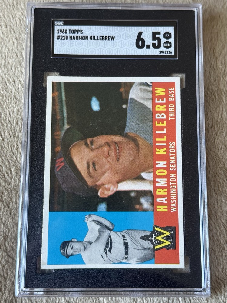 1960 Topps Harmon Killebrew #210 SGC 6.5 Twins HOF EX-MT NICE VINTAGE CARD