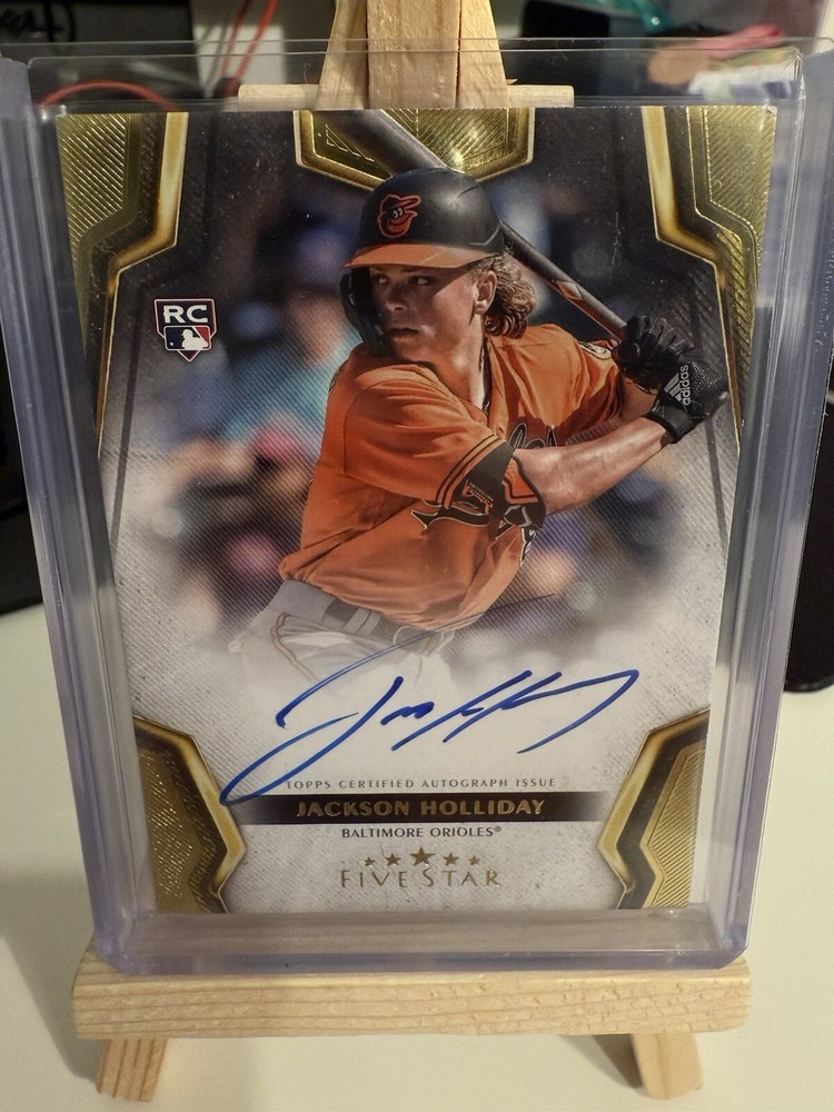 2024 Topps Five Star Jackson Holliday RC On Card Auto! Orioles! FSA-JH