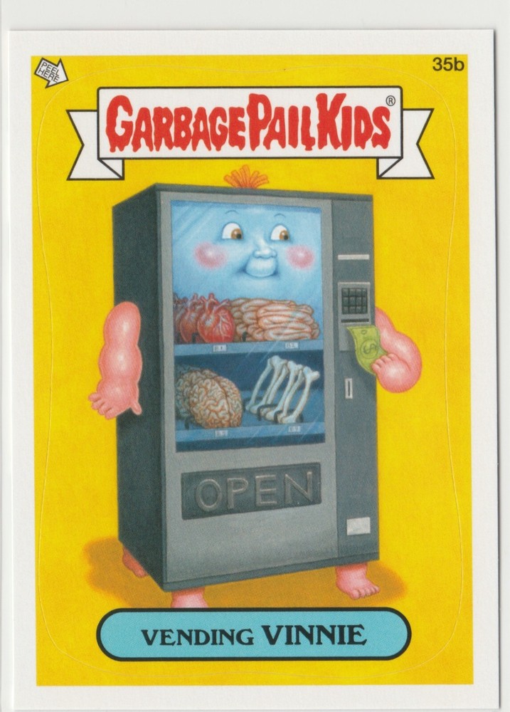 Vending Vinnie Garbage Pail Kids GPK 2012 Series 1 BNS1 #35b Brand New