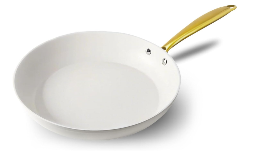 11-Inch Ceramic Non-Stick Frying Pan for Induction Cooktops
