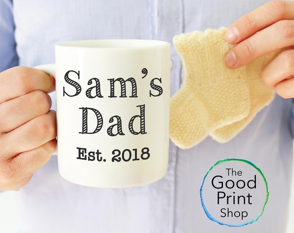 Dad Est Mug Personalised Mug For New Dad Father's Day Gift For New Father From