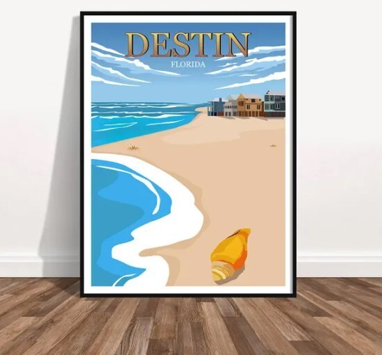Destin Beach Print - Florida Coastal Art - Seascape Photography