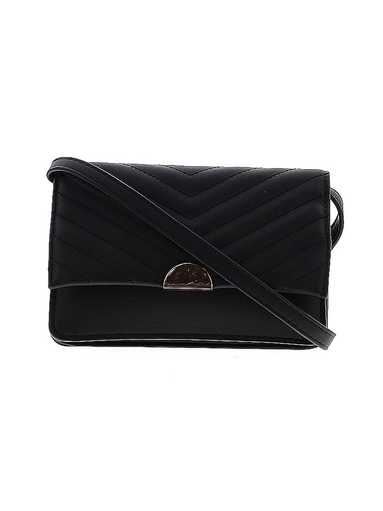 Women’s Slim Black Crossbody Wallet with Detachable Strap by A New Day  
