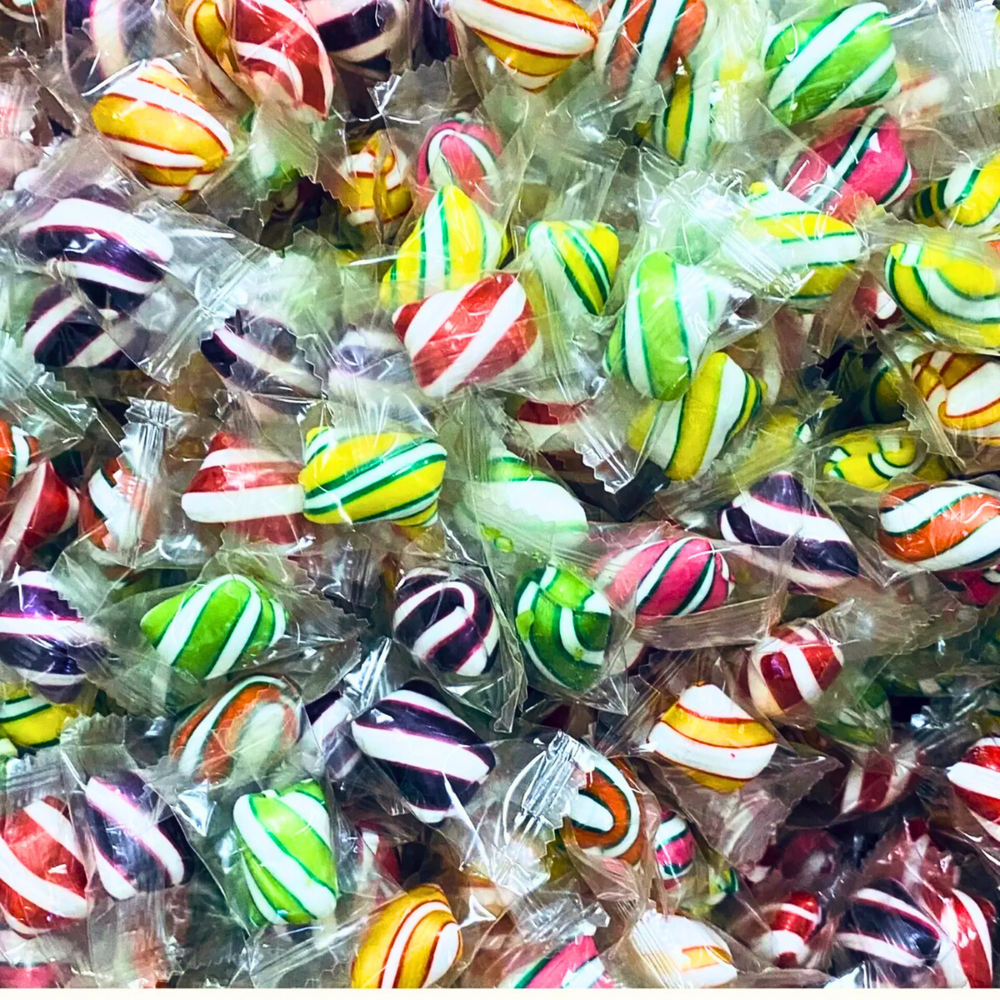 Atkinsons Fruitie Tootie Twist Hard Candy 1 lb Bulk Assorted Wrapped