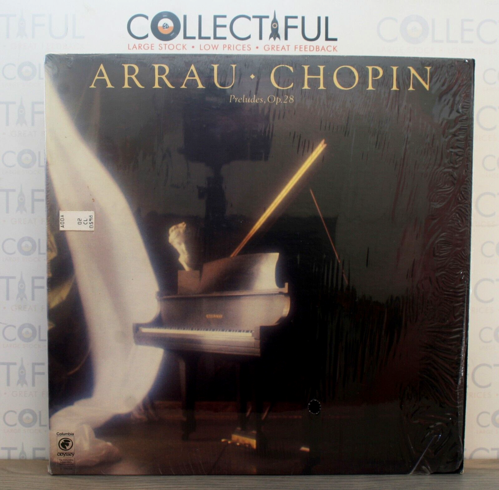 CHOPIN - PRELUDES, Op. 28 - ARRAU - COLUMBIA 1980 *EX-* IN SHRINK VINYL LP🔥