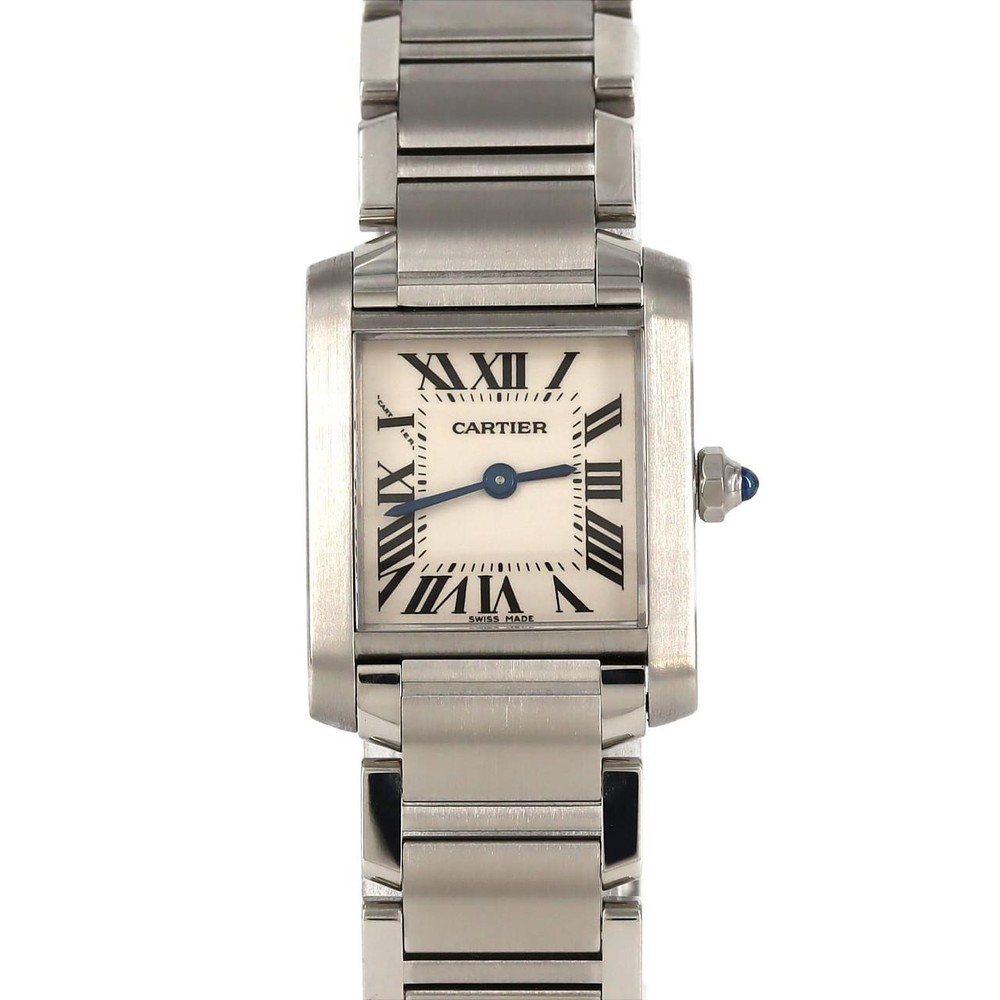 Authentic Cartier Tank Francaise SM W51008Q3 SS Quartz  #270-004-053-1967