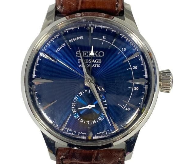 Seiko SARY151 Presage Automatic Blue Dial Watch 4R57-00E0 Used Japan Import