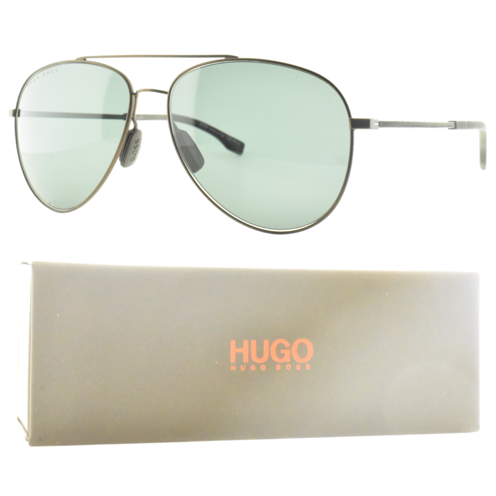 NEW!! HUGO BOSS 0938/S 2P4M9 Brown Aviator Full Rim Mens Sunglasses