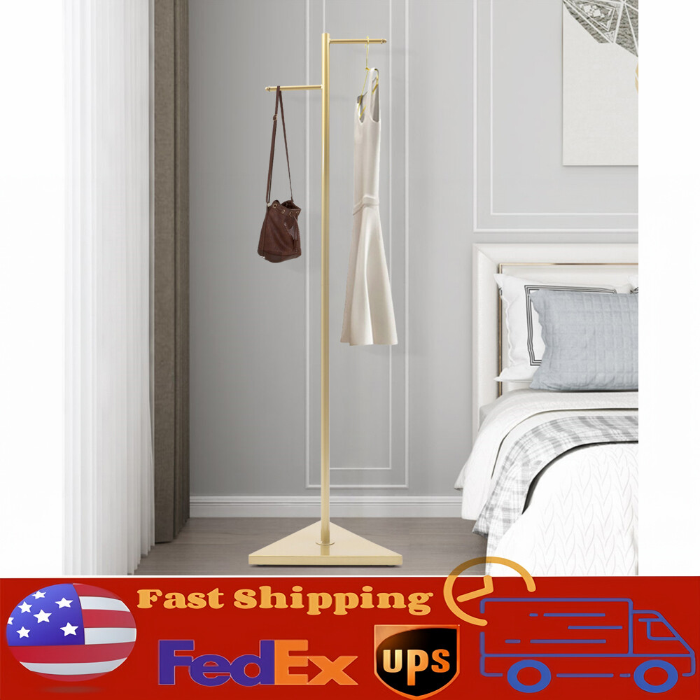 2 Hook Metal Coat Rack Clothes Rack Storage For Clothing Retail Store Display