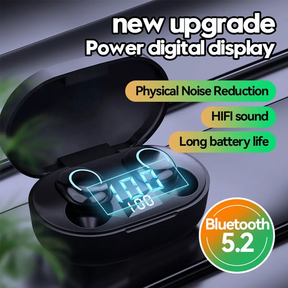 Bluetooth 5.2 Wireless Earbuds with Touch Control IPX5 Waterproof In-Ear Headphones