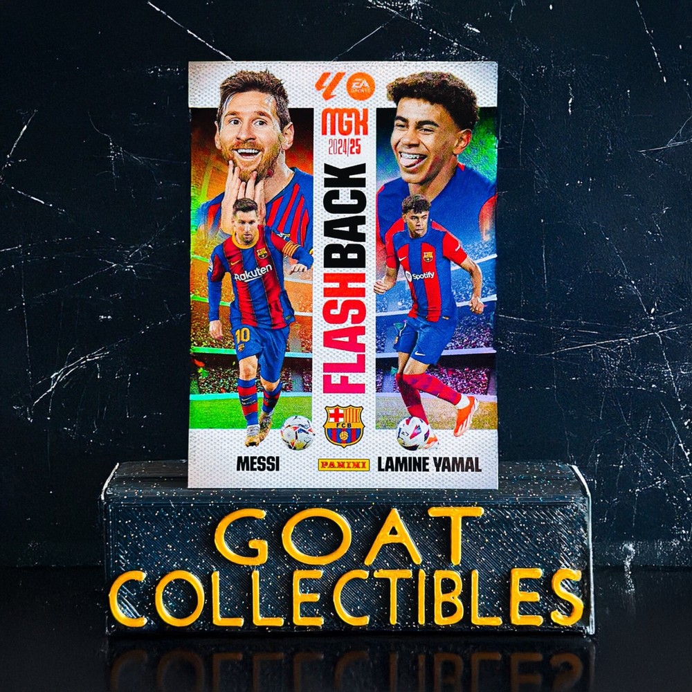 LIONEL MESSI LAMINE YAMAL #429 FLASHBACK 🥇⚽🏆 2024-25 PANINI MEGACRACKS LA LIGA