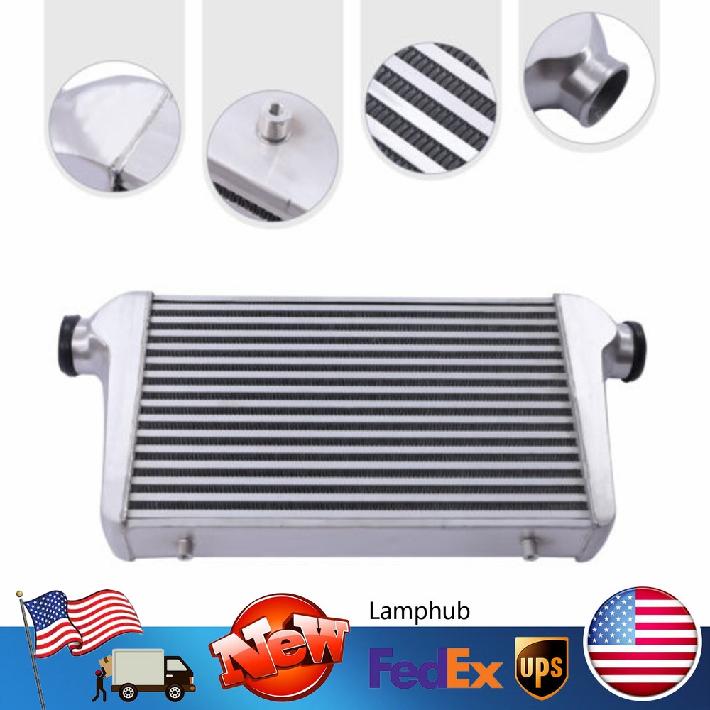 25X12X3 2.5 Inch I/O Intercooler for Toyota Acura BMW Audi Honda Mazda