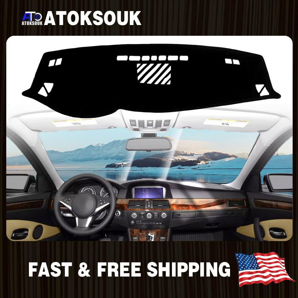 Sun-Resistant Dashboard Cover for 2004-2010 BMW E60 Interior Protection Mat