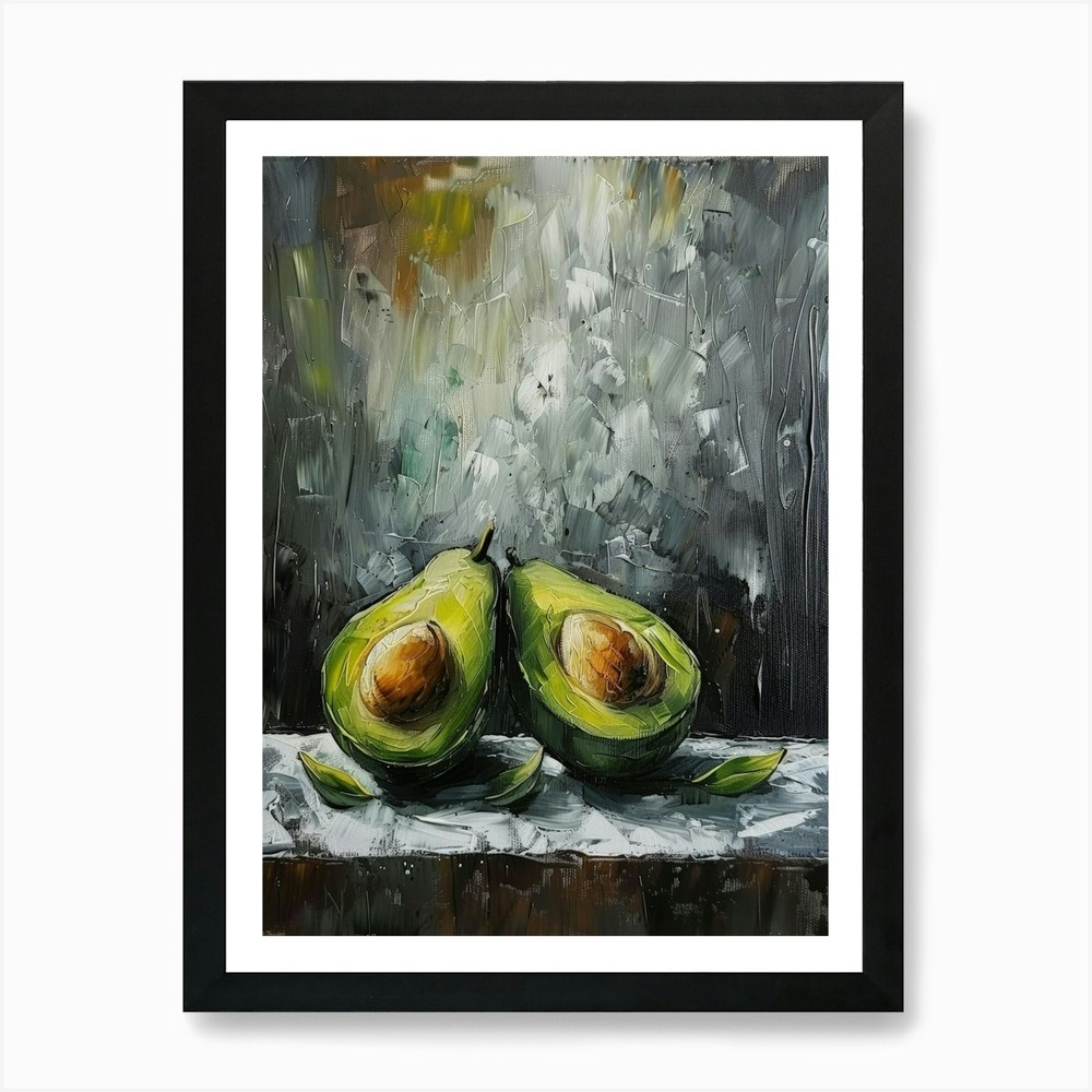 Avocados 2 Art Print Framed Wall Art Poster Canvas Print Picture