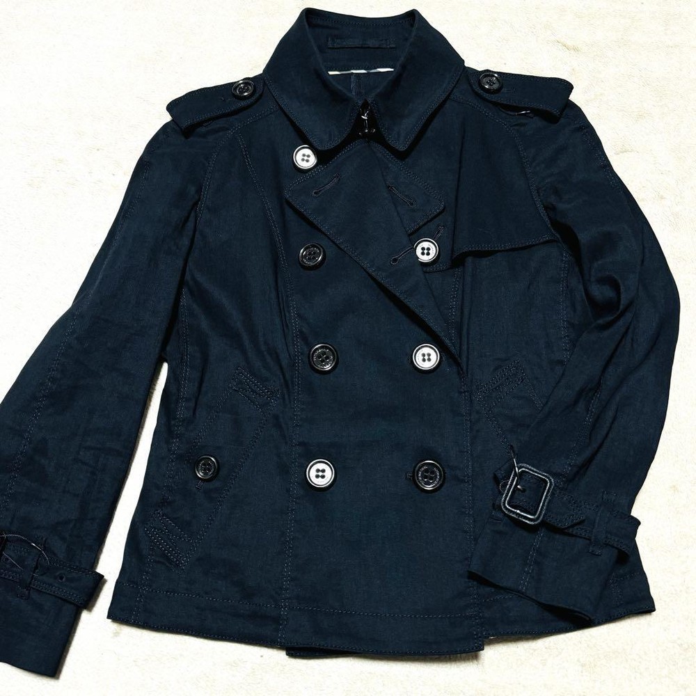 Kiwami Burberry London Short Trench Coat Nova Check Line