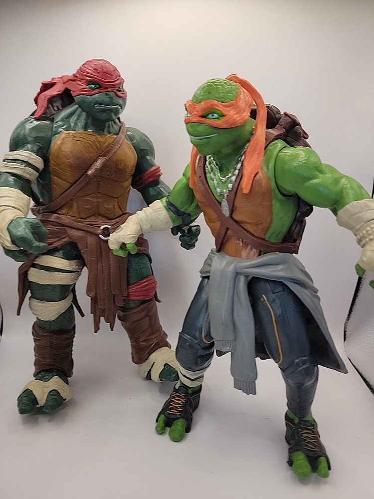 2014 Playmates TMNT Teenage Mutant Ninja Turtles Rafael Michelangelo 11