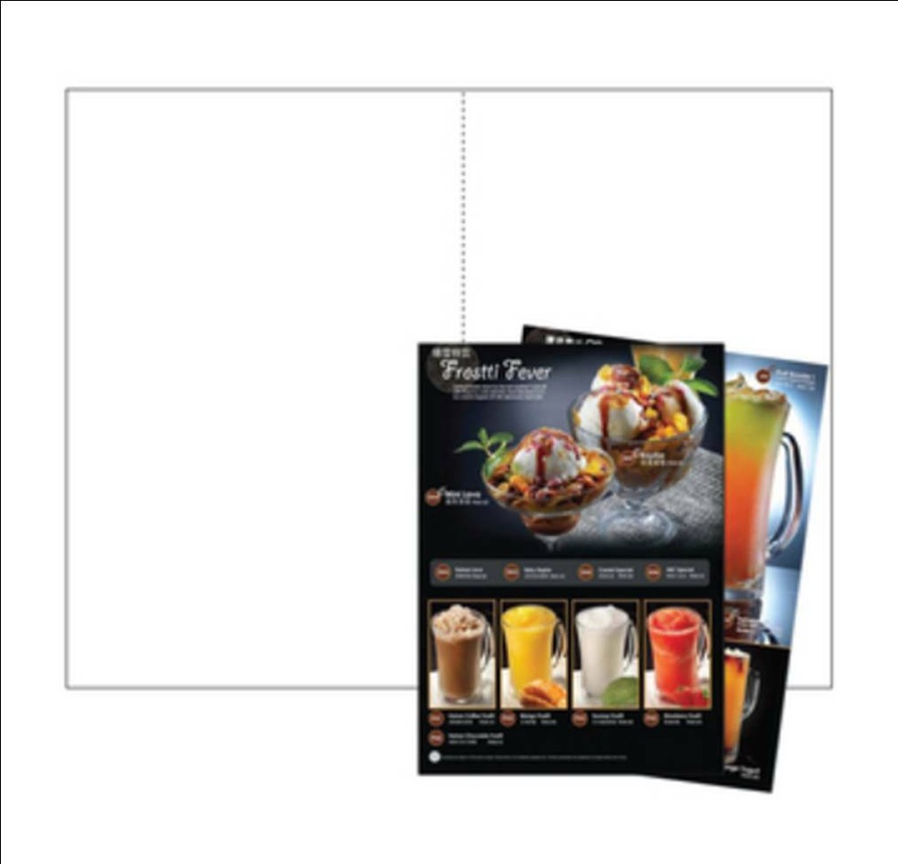 No-Tear Print-Ready Cards 5.5x8.5 on 10-Mil Paper 25 Sheets