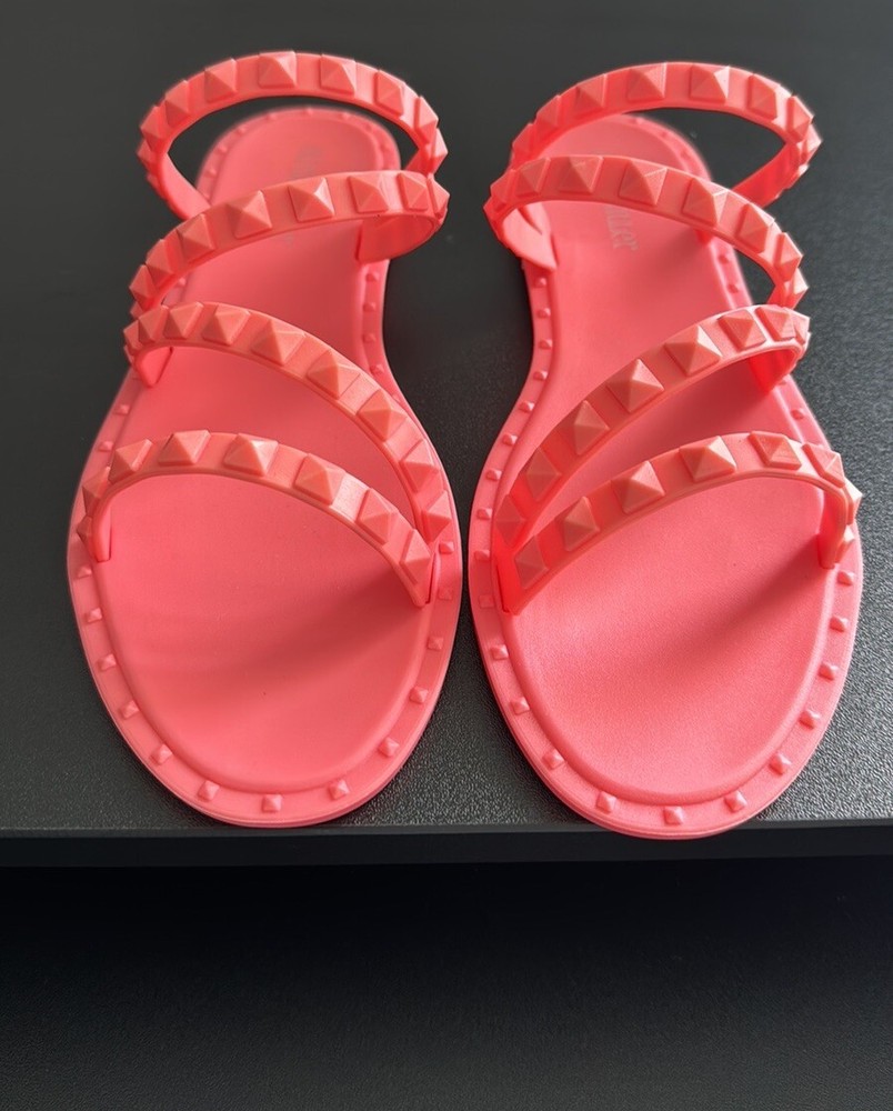 Olivia Miller Women’s Flats Sandals Hot Pink/Coral New Women’s Size 8