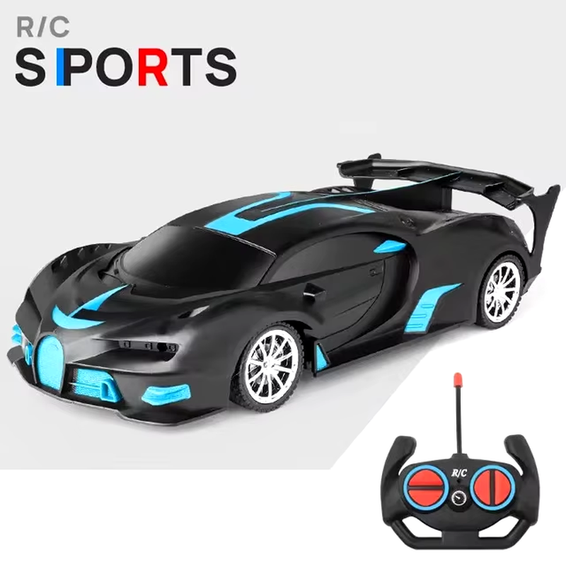 1/18 RC Car LED Light 2.4G Radio Remote Control Sports Cars for Children Racing