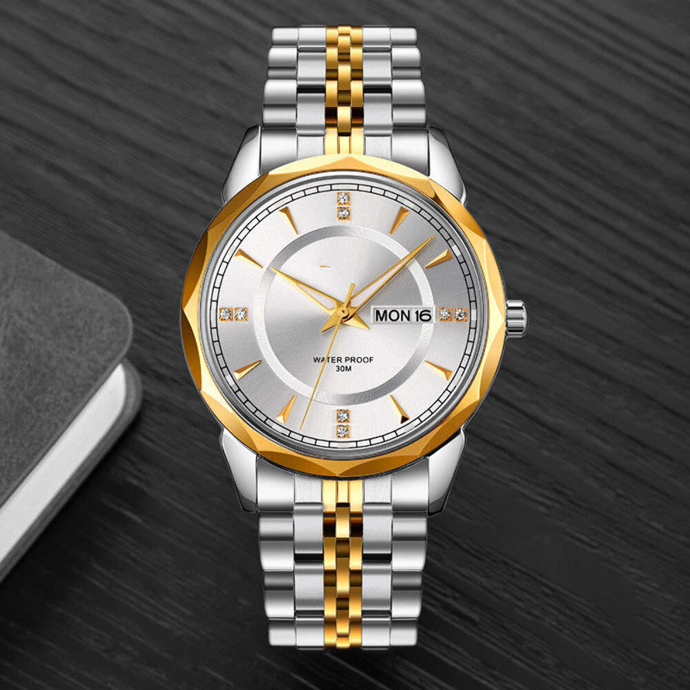 Men's Business Classic Quartz Watch - Stylish Metal Design in Various Colors