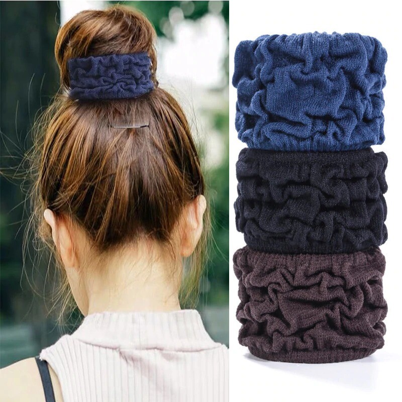 3Pcs Animal Print Hair Ties Elastic Scrunchies for Ponytails and Buns