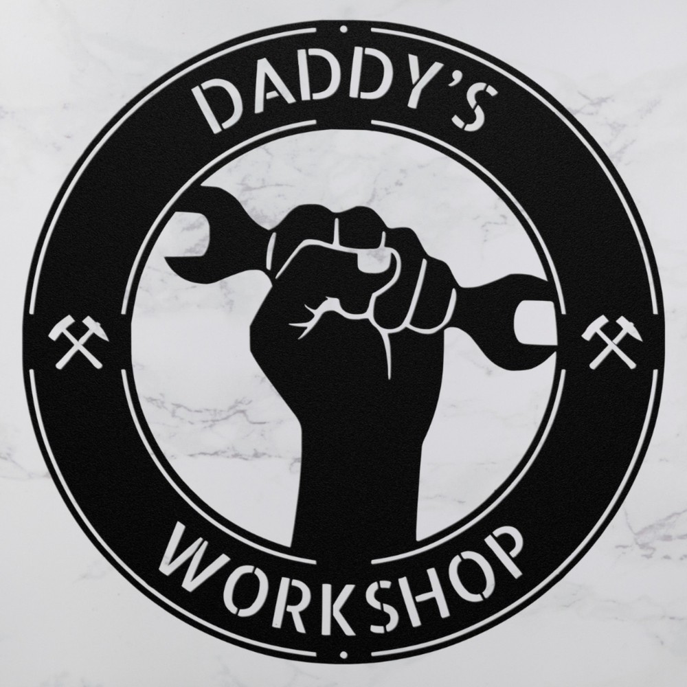 Personalized Workshop Metal Sign Custom Gift for Home and Office Decor Man Cave