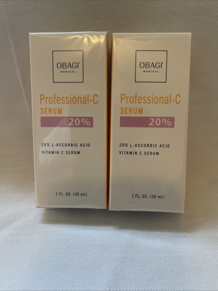 Obagi Professional-C Serum 20% 1 fl oz30 ml. Facial Serum Pak Of (2)