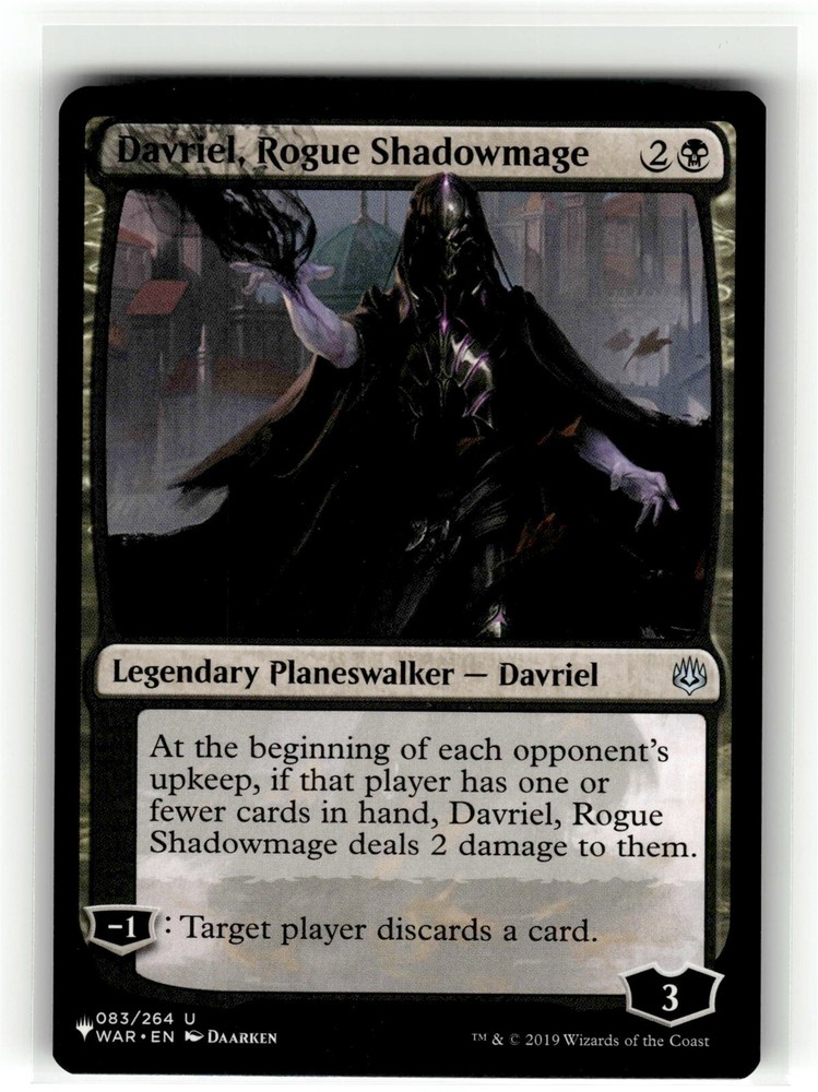 DAVRIEL, ROGUE SHADOWMAGE THE LIST #83 THE LIST(NM+)(MTG)