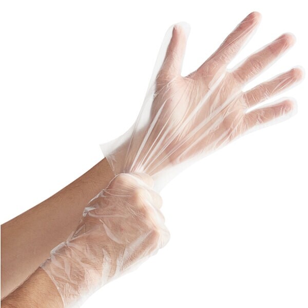 500 PCS Disposable Plastic Gloves for Food Prep Cooking Cleaning Restaurants