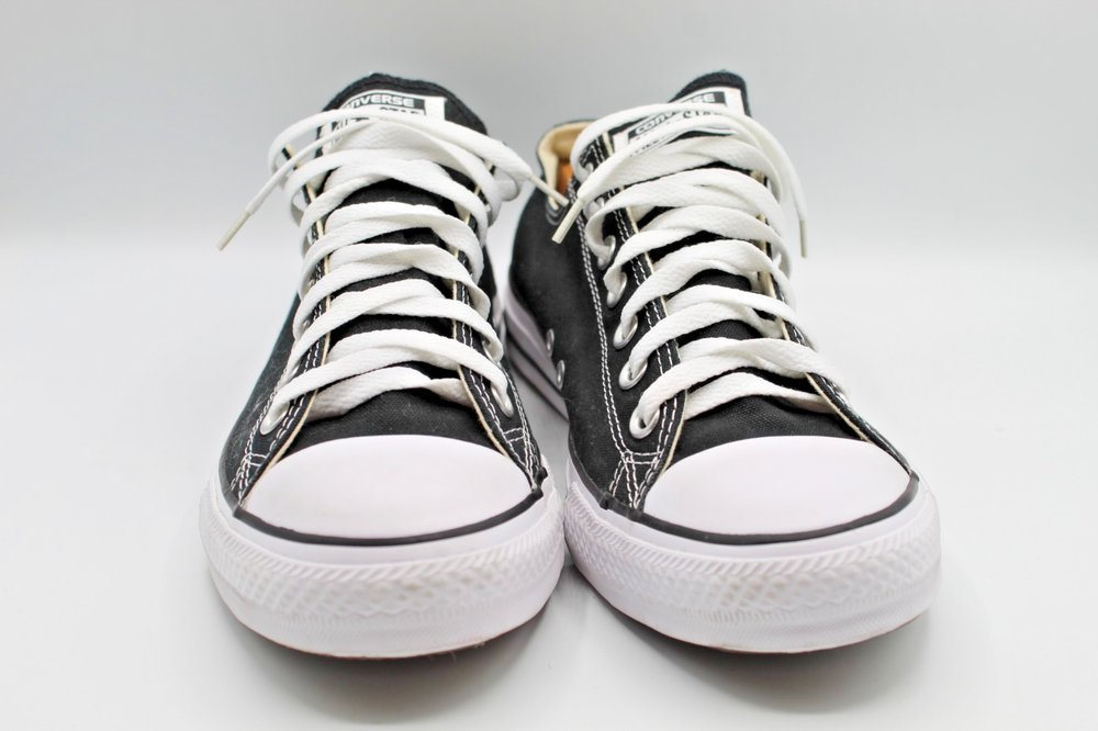 Converse Chuck Taylor All Star Unisex Low Top Black Canvas Sneakers No Box
