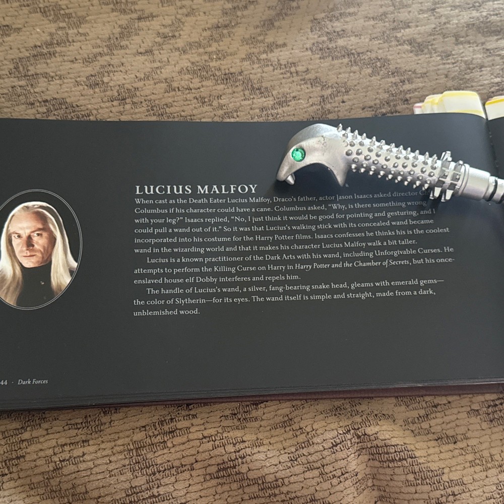 (NOT Noble Collection) Wizarding World Wand - Lucius Malfoy (not cane, just wand