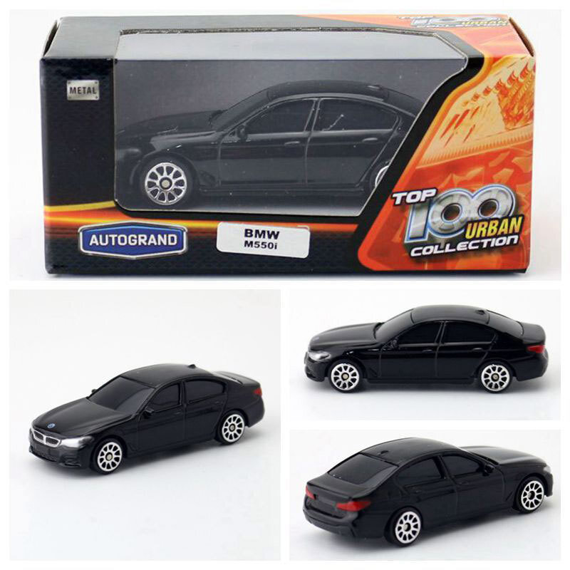 1/64 BMW M550i Model Car Sedan Diecast Toy Cars Boys Toys Men Collection Black