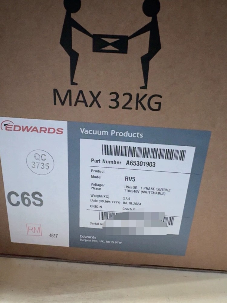 RV5 mechanical pump A65301903 new FedEx or DHL