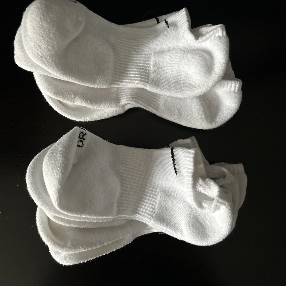 Nike Dri-Fit No Show Socks 5 Pairs Size Medium