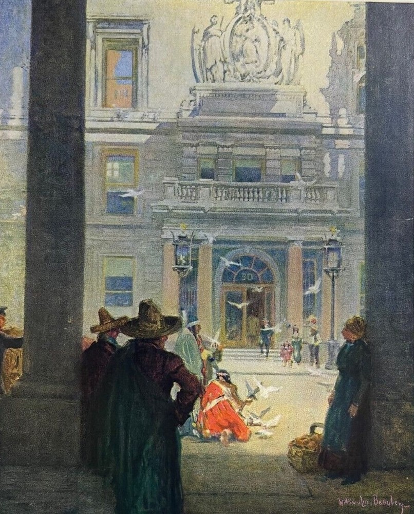 1919 Vintage Magazine Illustration Wild West Show at Madison Square Garden