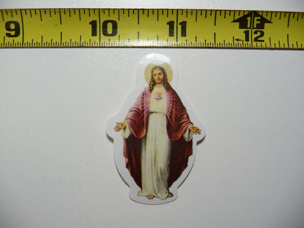 Classic Jesus Aura Pose Orthodox Decal Sticker for Christian Faith and Belief
