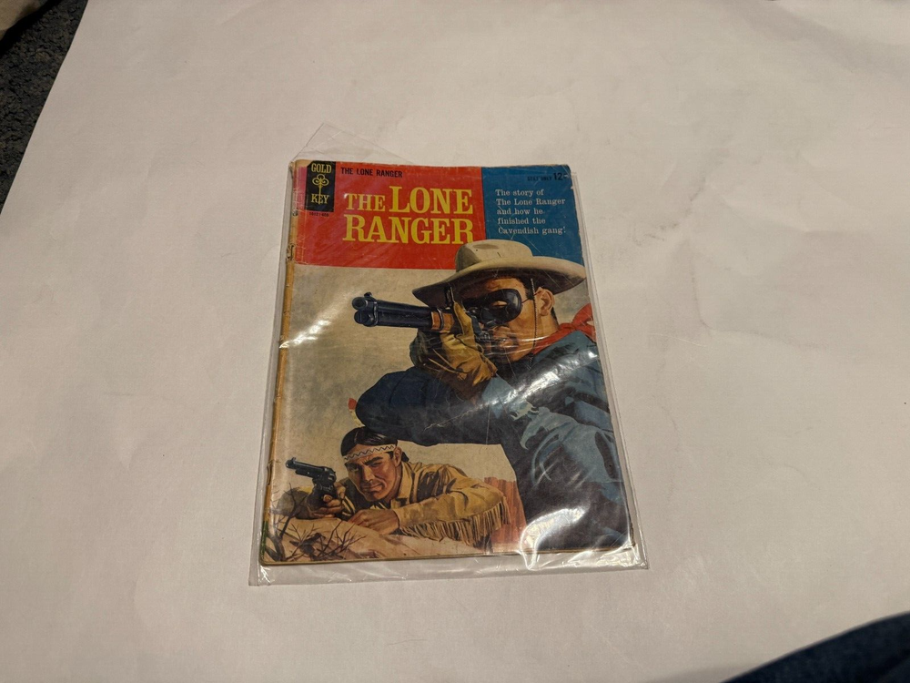 THE LONE RANGER #1 (1964) Origin retold, around G/VG