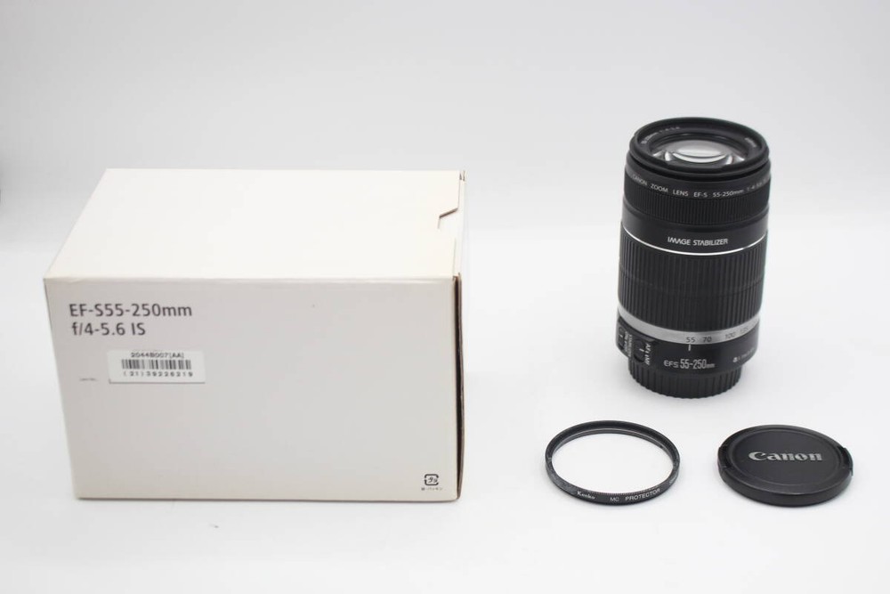 Canon EF-S 55-250mm F4-5.6 IS Telephoto Lens in Excellent Used Condition