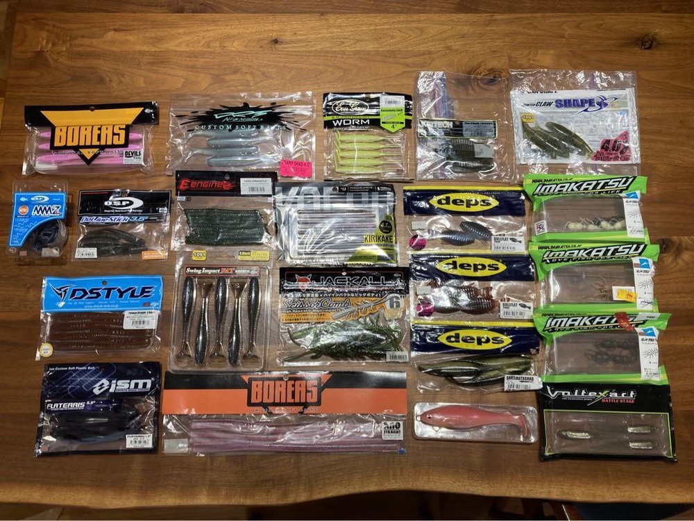 Fishing Lure Worm Set Deps Drt Osp Imakatsu Dstyle