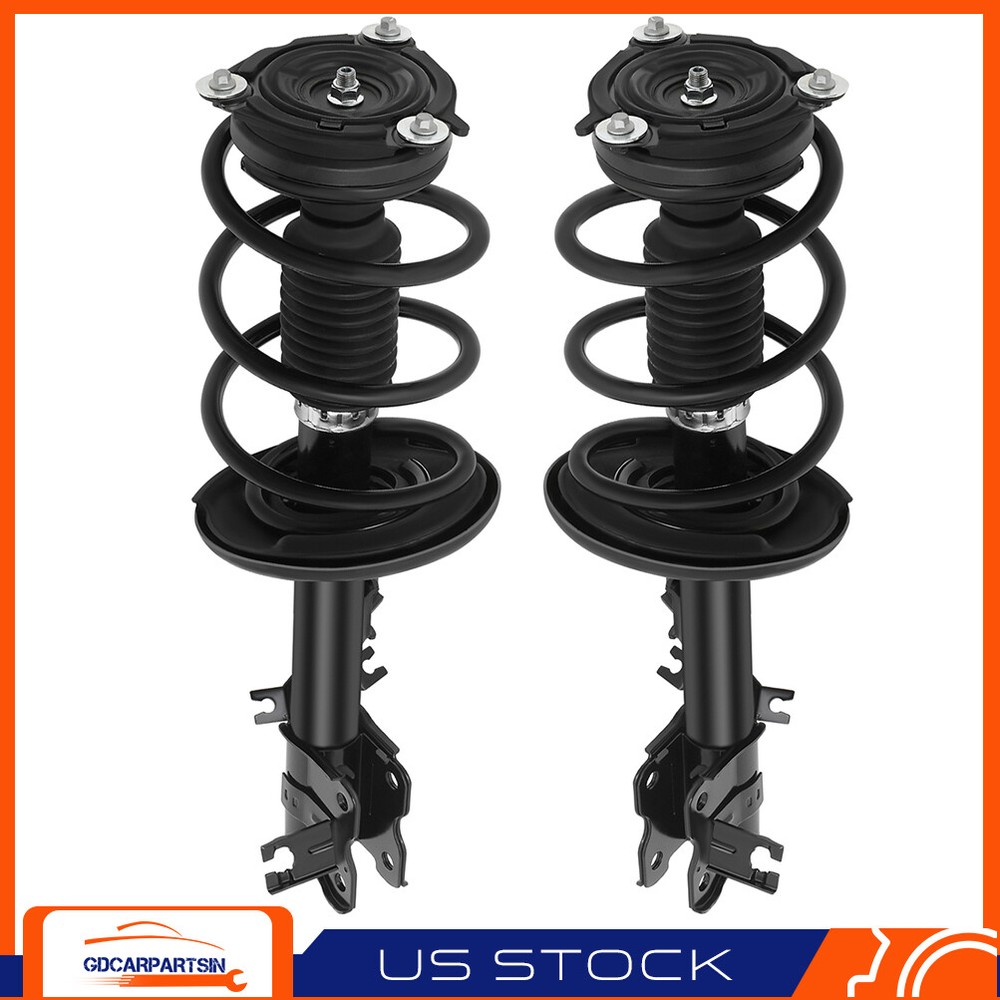 2011-2013 Nissan Murano Front Complete Strut Assembly Pair with Coil Springs