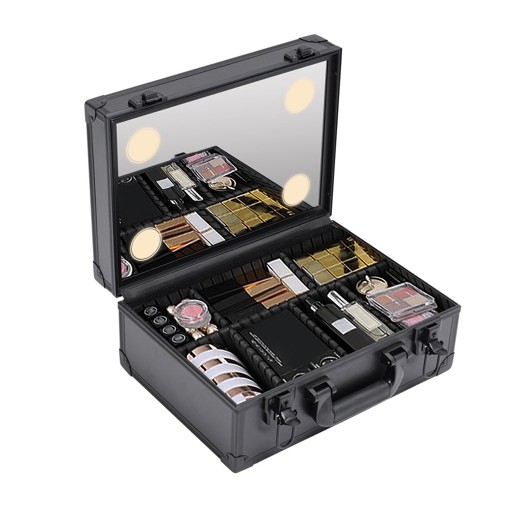 Pro Portable Train Case for Makeup Storage & Organization