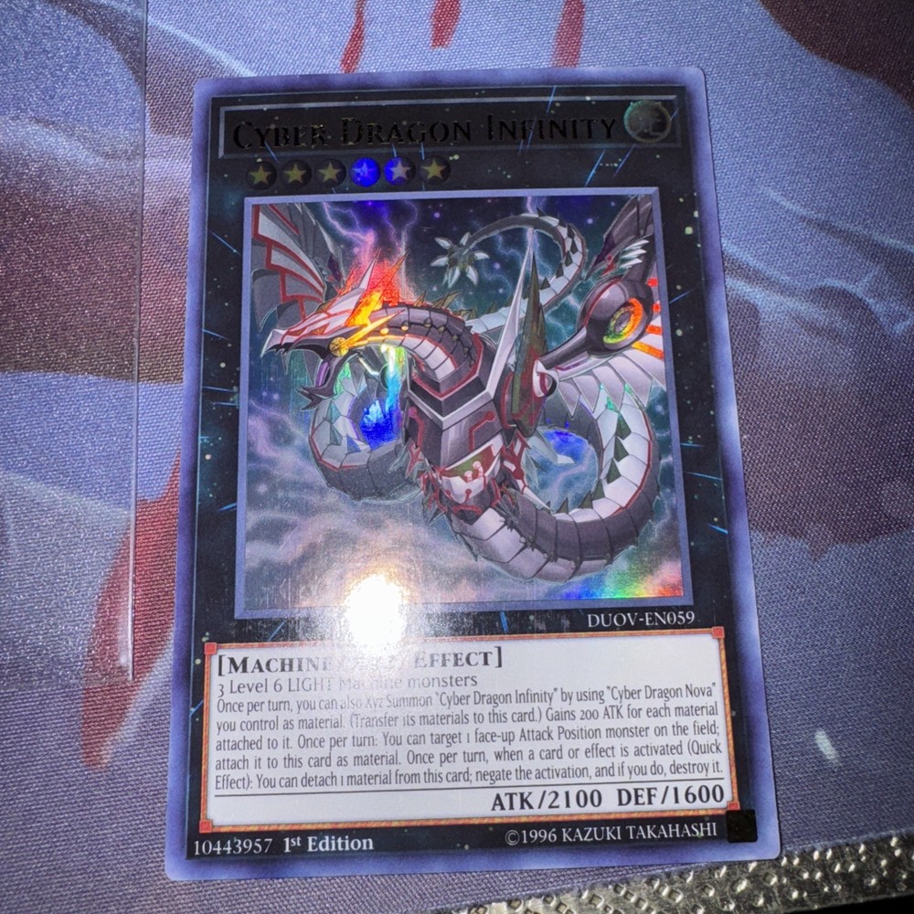 Cyber Dragon Infinity DUOV-EN059 1st Edition Duel Overload Ultra Rare-image