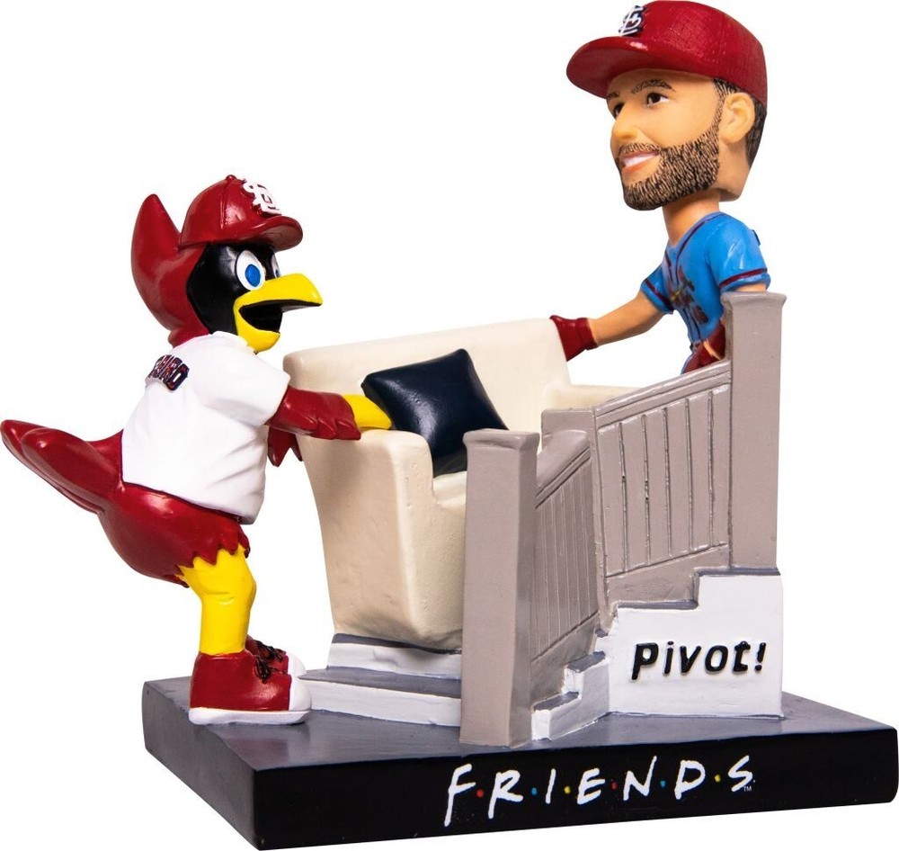 PRESALE ST LOUIS CARDINALS BOBBLEHEAD GOLDSCHMIDT FREDBIRD FRIENDS 8-21-24 THEME-image
