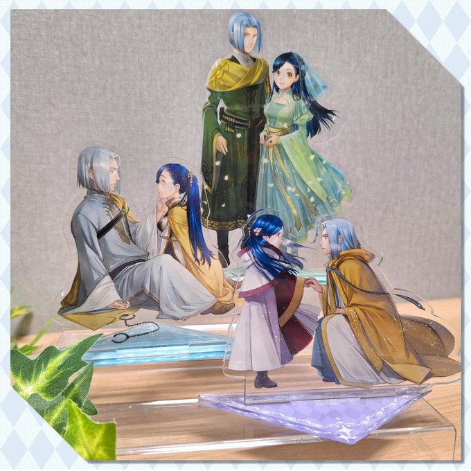 Ascendance of a Bookworm Acrylic Stand Set of 3, Reunion Engagement Farewell